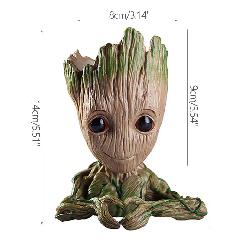 Groot Flower Pot – Planter & Pen Holder Figurine