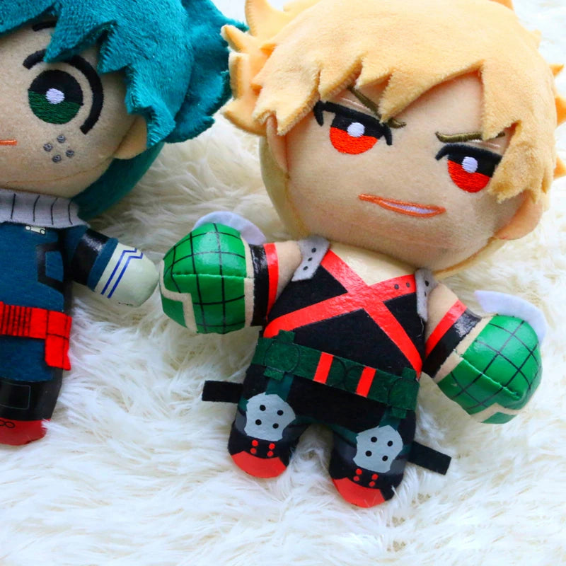 My Hero Academia Plush Keychain 15cm – Deku, Bakugo & Todoroki