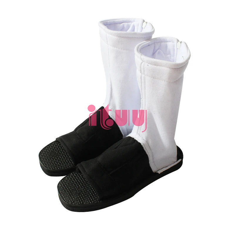 Anime Ninja Cosplay Sandal Boots – Black