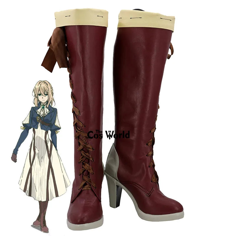 Violet Evergarden Cosplay Heels – Anime Boots