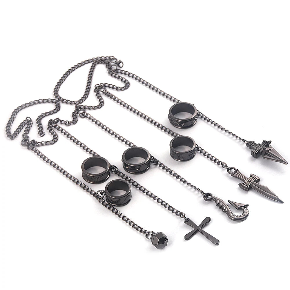 Kurapika Chain Ring Bracelet – Hunter x Hunter Anime Jewelry