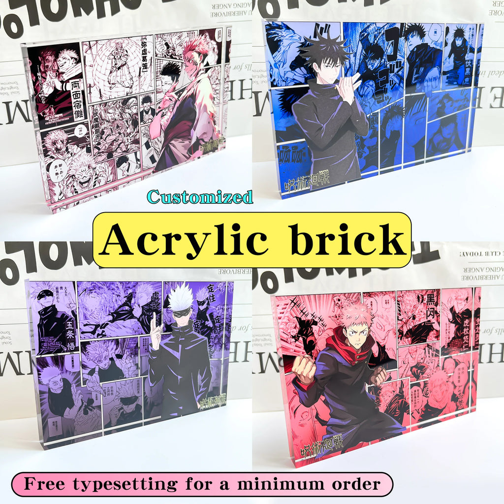 Custom Anime Acrylic Photo Block – Personalized Display