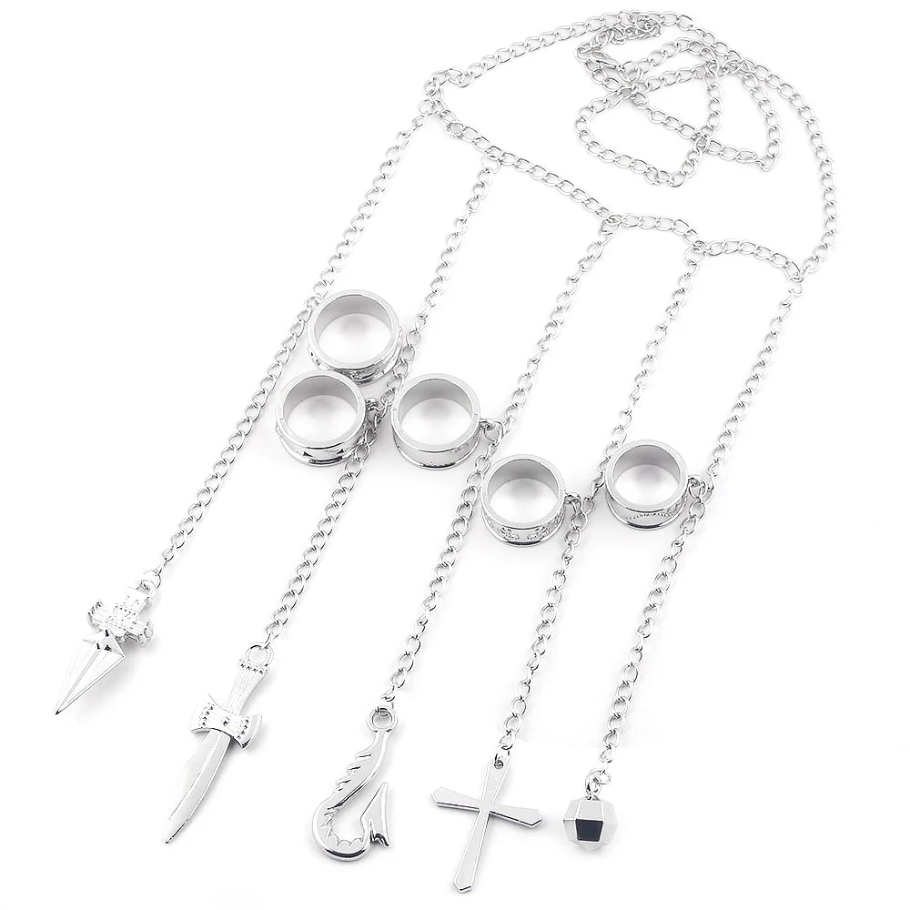 Kurapika Chain Ring Bracelet – Hunter x Hunter Anime Jewelry