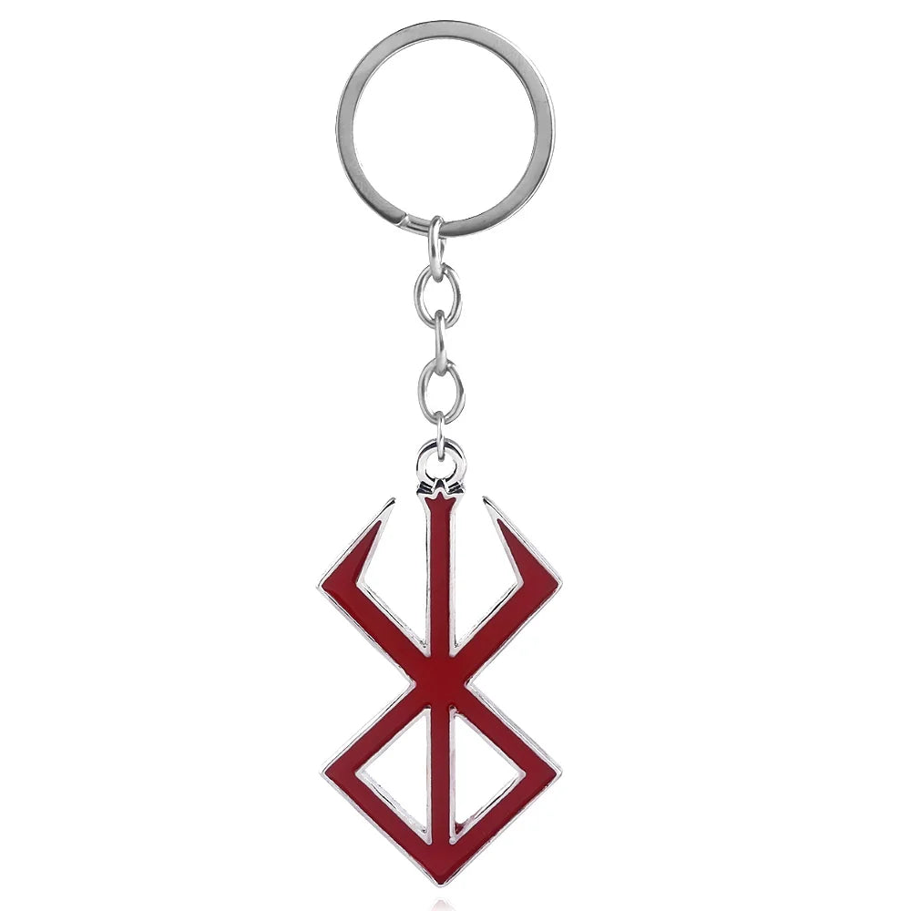 Guts Brand Keychain – Berserk Anime Pendant