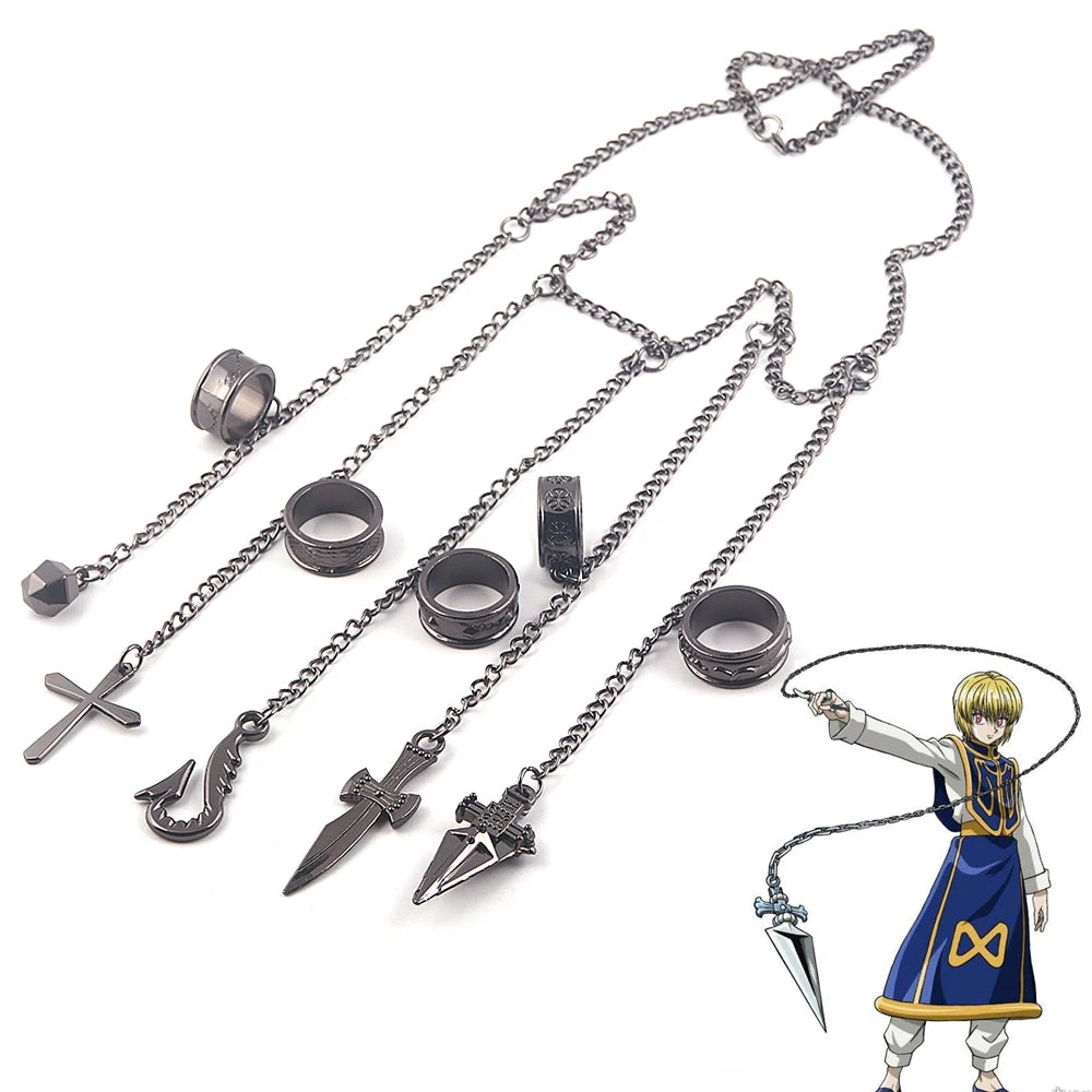 Kurapika Chain Ring Bracelet – Hunter x Hunter Anime Jewelry