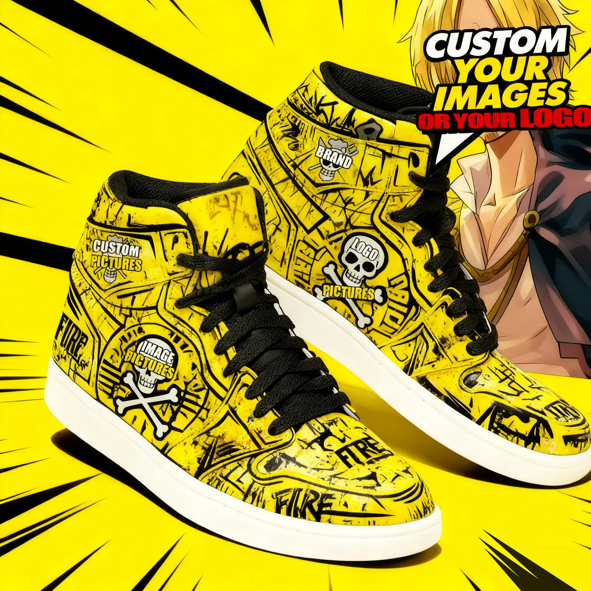 One Piece Running Shoes – Anime Custom Sneakers