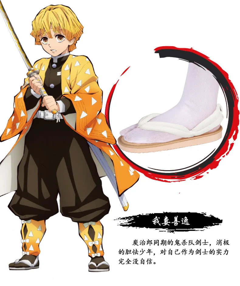 Demon Slayer Wooden Clogs – Anime Cosplay Sandals