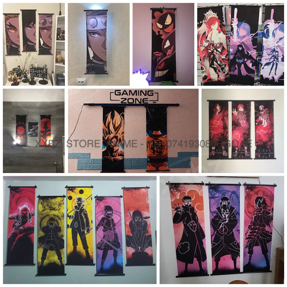Shinobu Kocho Scroll Poster – Demon Slayer Canvas Wall Art