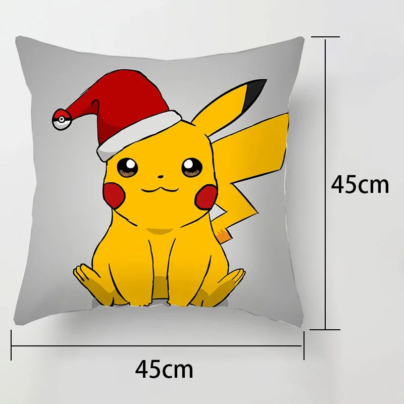 Pikachu Pillow Cover 45x45cm – Pokémon Cushion Case
