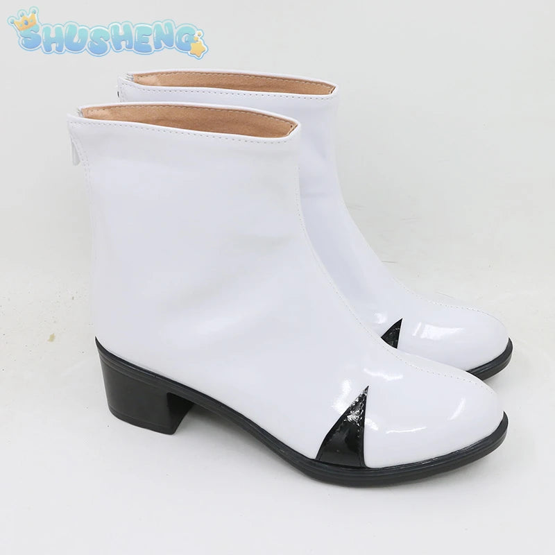 Ayanami Rei Cosplay Boots – Evangelion Anime Heels
