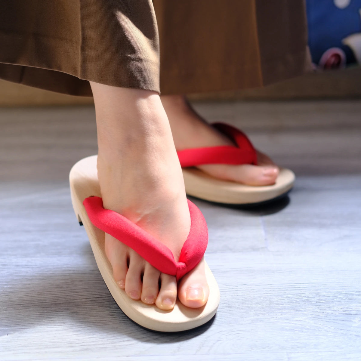 Tanjiro & Nezuko Wooden Geta – Demon Slayer Cosplay Sandals