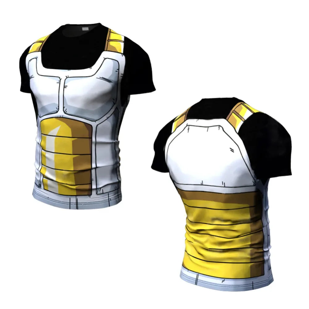 Anime Cosplay Print Gym T-Shirt