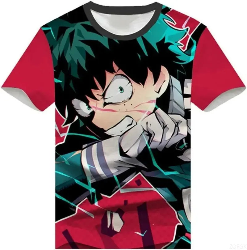 My Hero Academia T-Shirt – 3D Print Anime Tee
