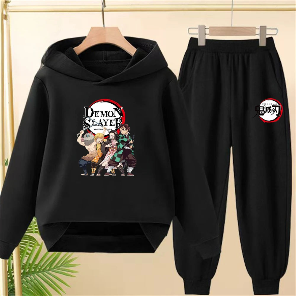 Demon Slayer Kids Hoodie & Pants Set