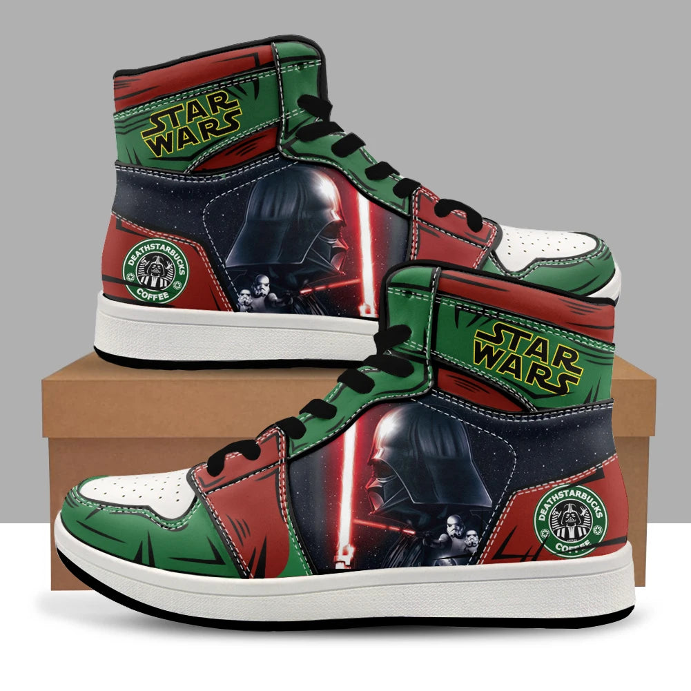 Anime 3D Print High-Top Basketball Sneakers