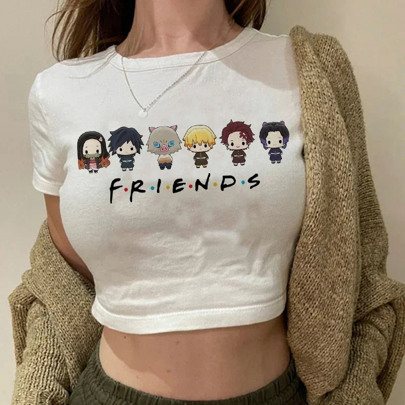 Demon Slayer Nezuko Crop Top