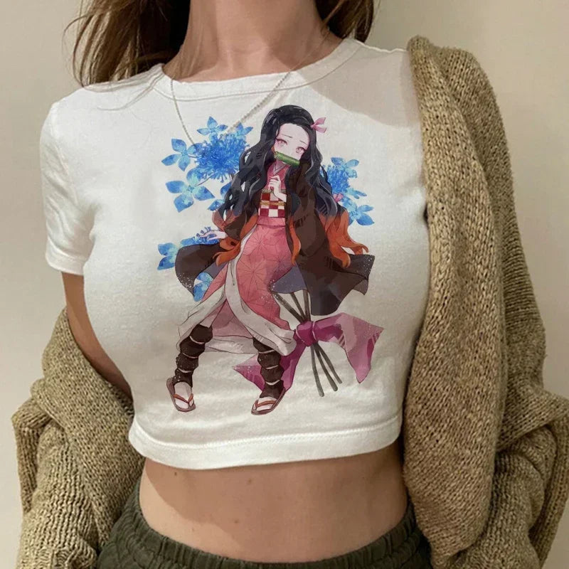 Demon Slayer Nezuko Crop Top