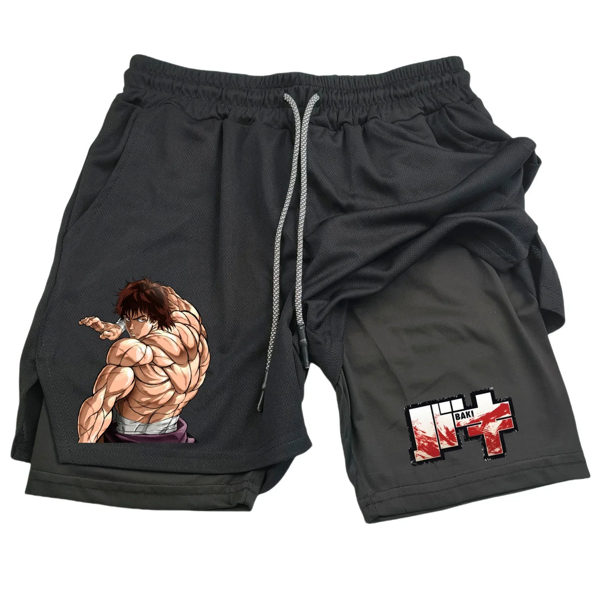 Baki Hanma Gym Shorts – Anime Fitness Shorts