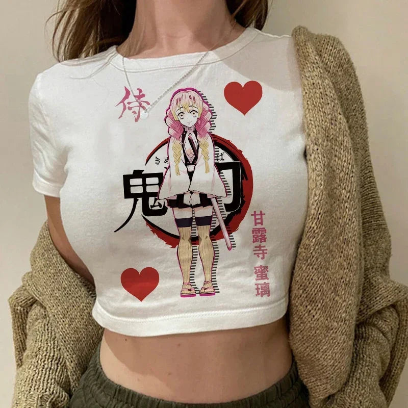 Demon Slayer Nezuko Crop Top