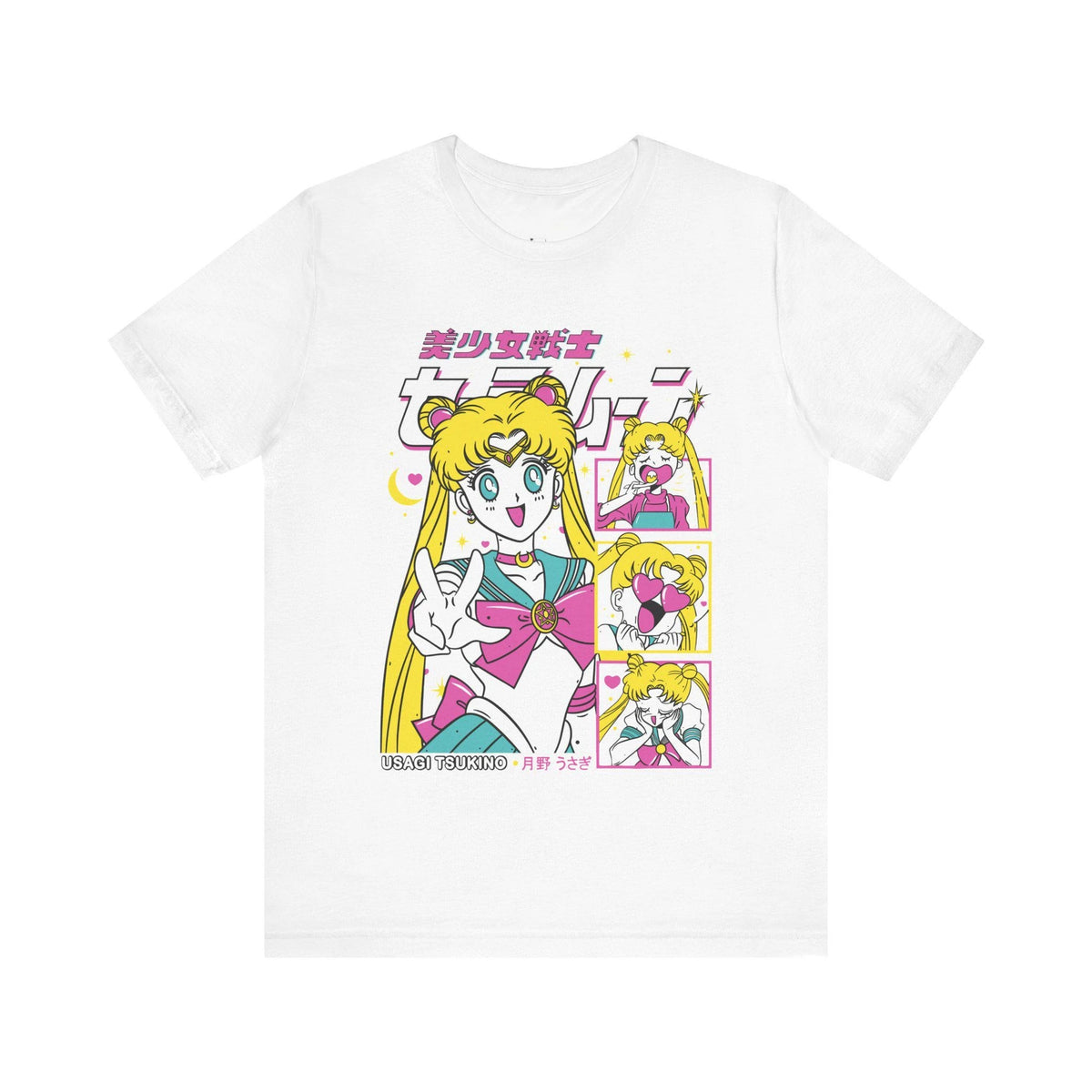 Sailor Moon Retro 90s T-Shirt – Anime Graphic Tee