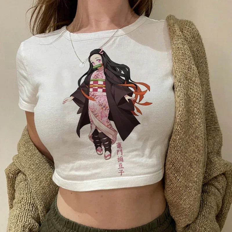 Demon Slayer Nezuko Crop Top