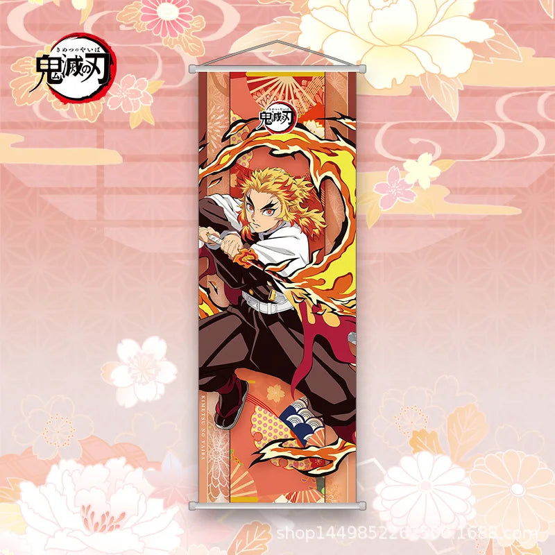 Nezuko Scroll Poster – Demon Slayer Anime Wall Art