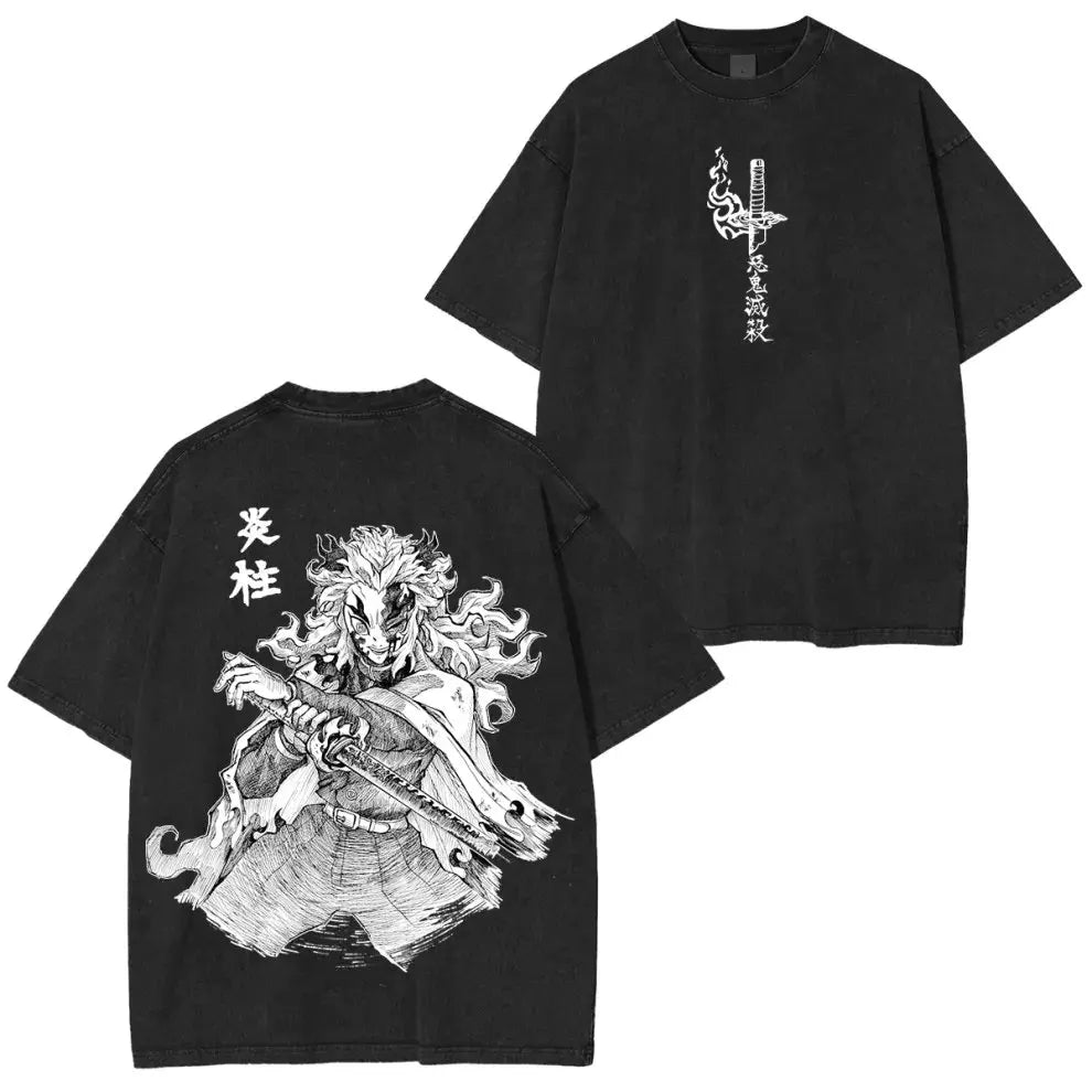 Demon Slayer Vintage Washed T-Shirt