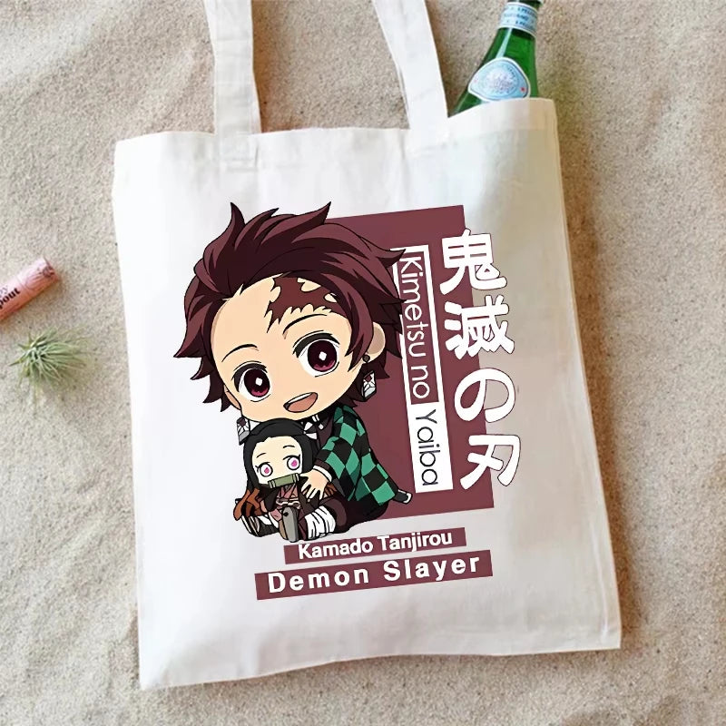 One Piece Canvas Shoulder Bag – Anime Eco Handbag