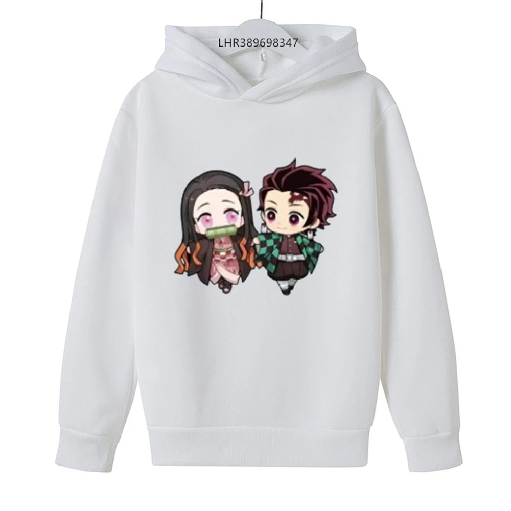 Demon Slayer Kids Hoodie – Anime Print Coat
