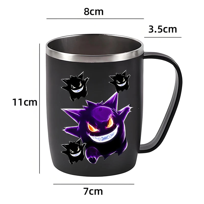 Gengar Stainless Steel Mug 450ml – Pokémon Coffee Cup