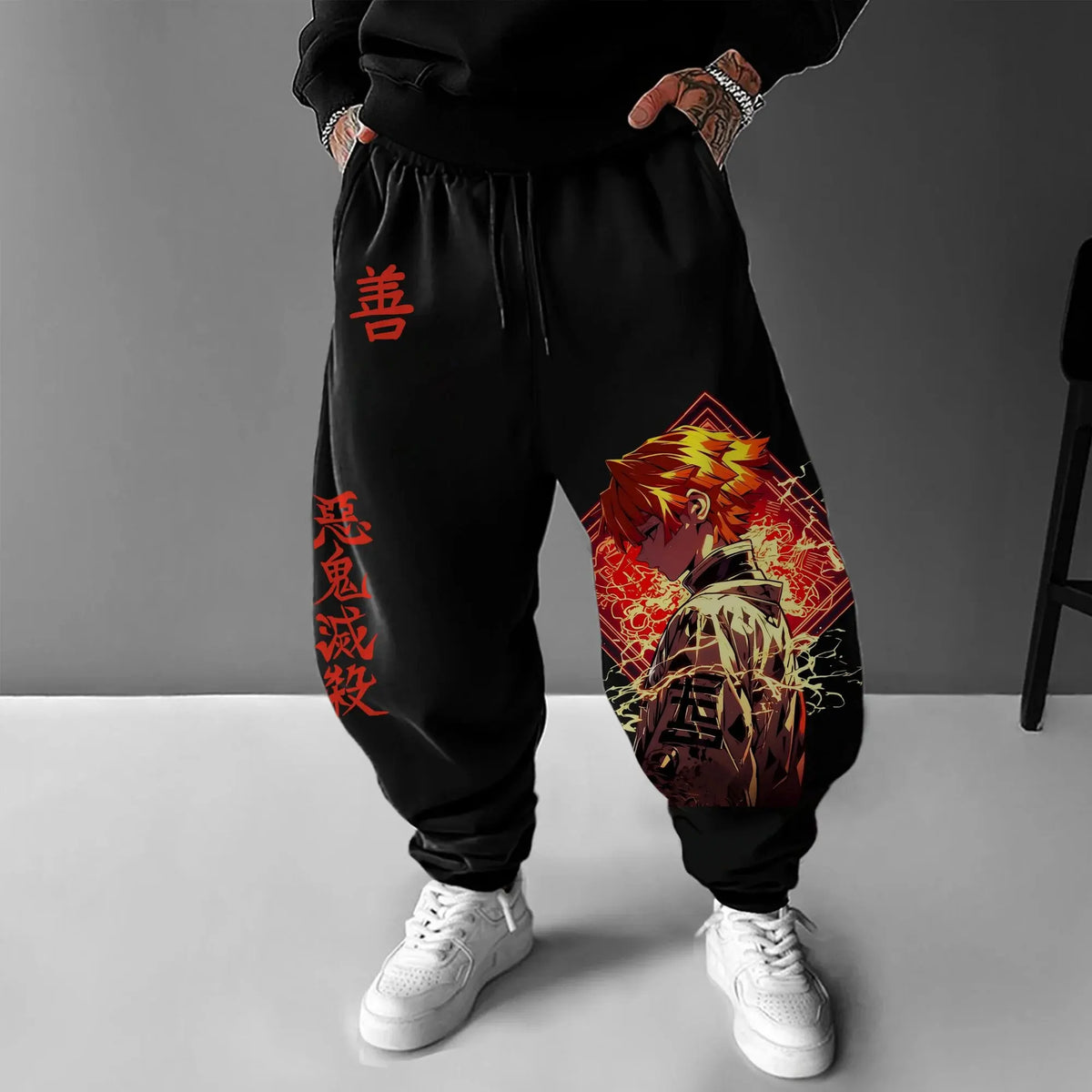 Demon Slayer Sweatpants – Anime Streetwear Joggers