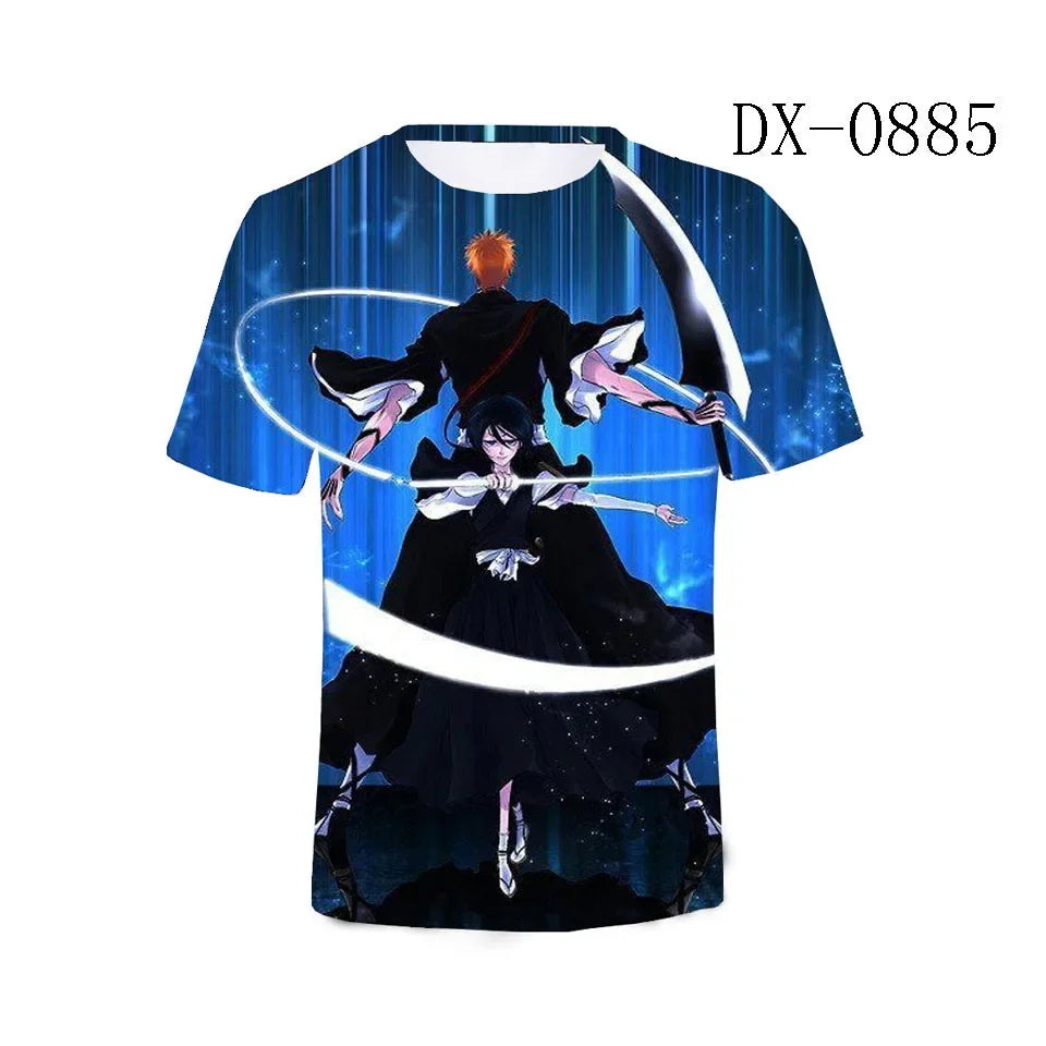 Bleach 3D Print T-Shirt – Anime Streetwear Tee