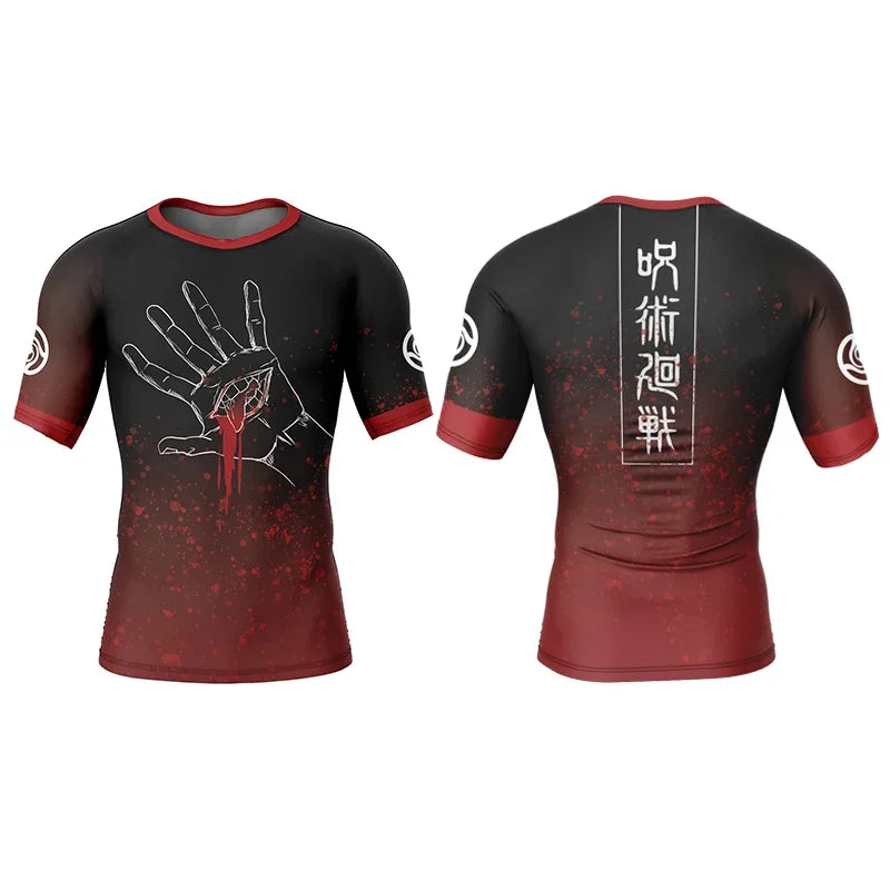 Jujutsu Kaisen 3D Print Gym T-Shirt – Oversized Anime Tee