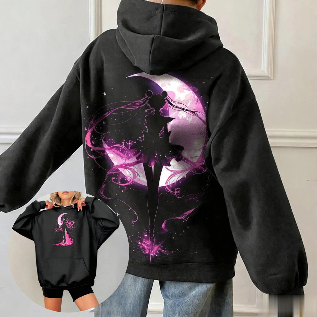Sailor Moon Oversized Hoodie – Kawaii Anime Pullover