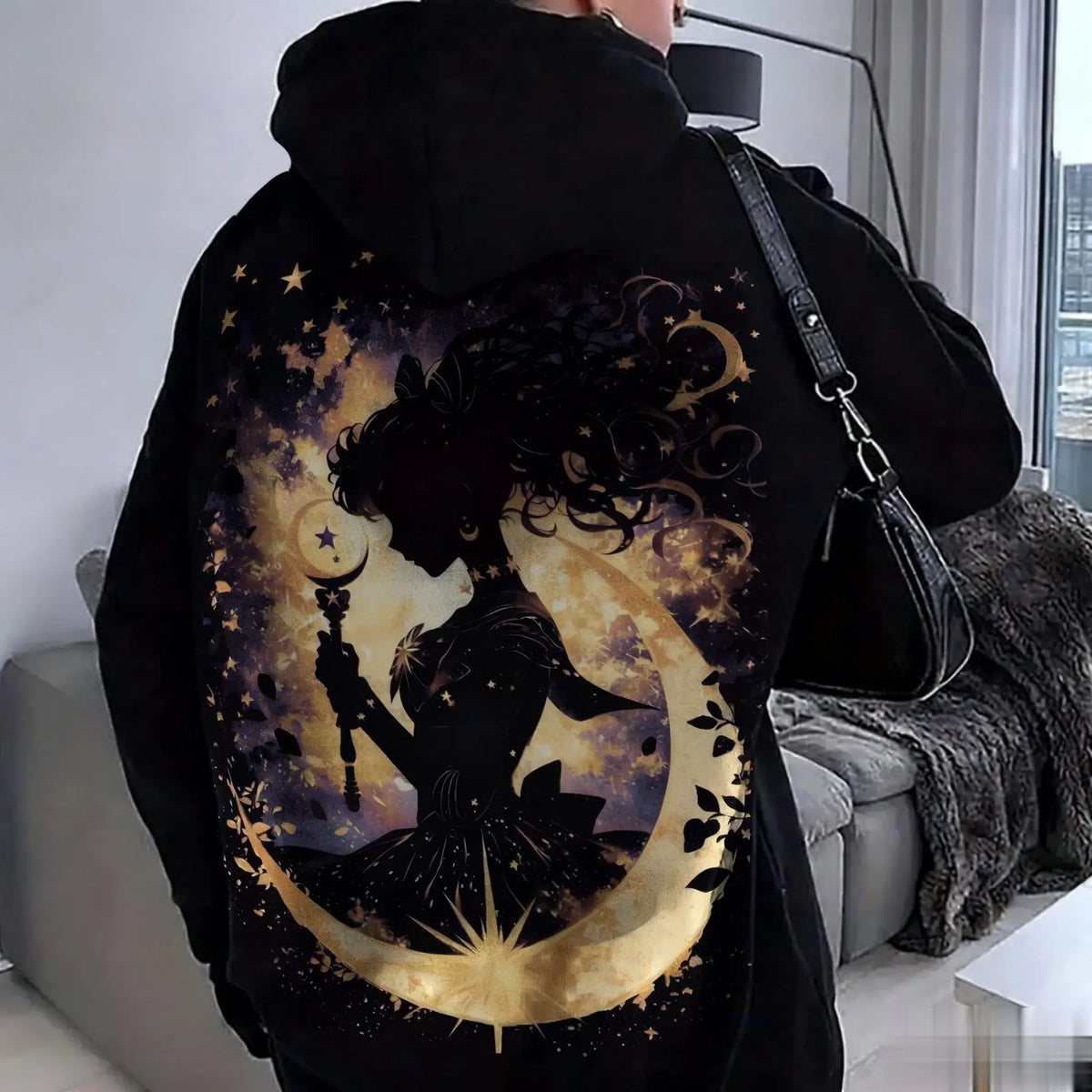 Sailor Moon Oversized Vintage Hoodie