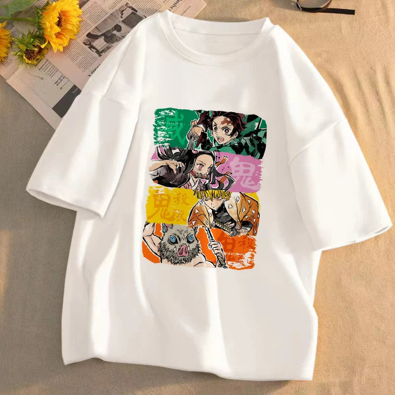 Demon Slayer Graphic T-Shirt – Unisex Anime Tee