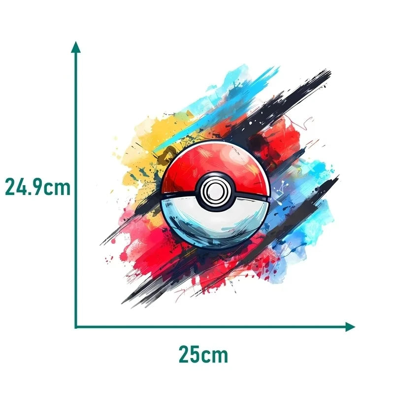 Pikachu Iron-On Patches – 2pcs Pokémon Clothing Patches