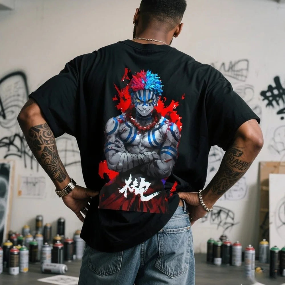Akaza T-Shirt – Demon Slayer Kids & Adults Anime Tee