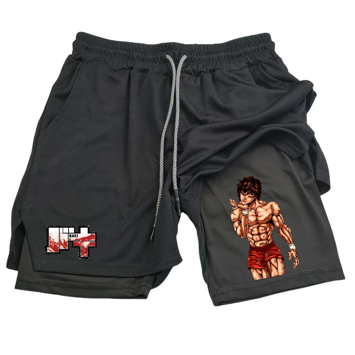 Baki Hanma Gym Shorts – Anime Fitness Shorts