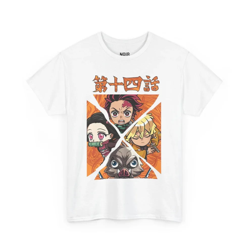 Demon Slayer Quartet T-Shirt – Tanjiro, Nezuko, Zenitsu & Inosuke