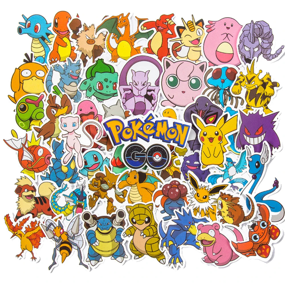Pikachu Pokémon Decal Pack – Waterproof Stickers