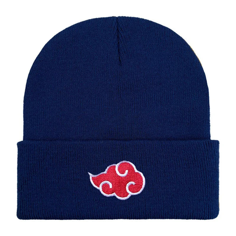 Akatsuki Red Cloud Beanie – Naruto Anime Knit Hat