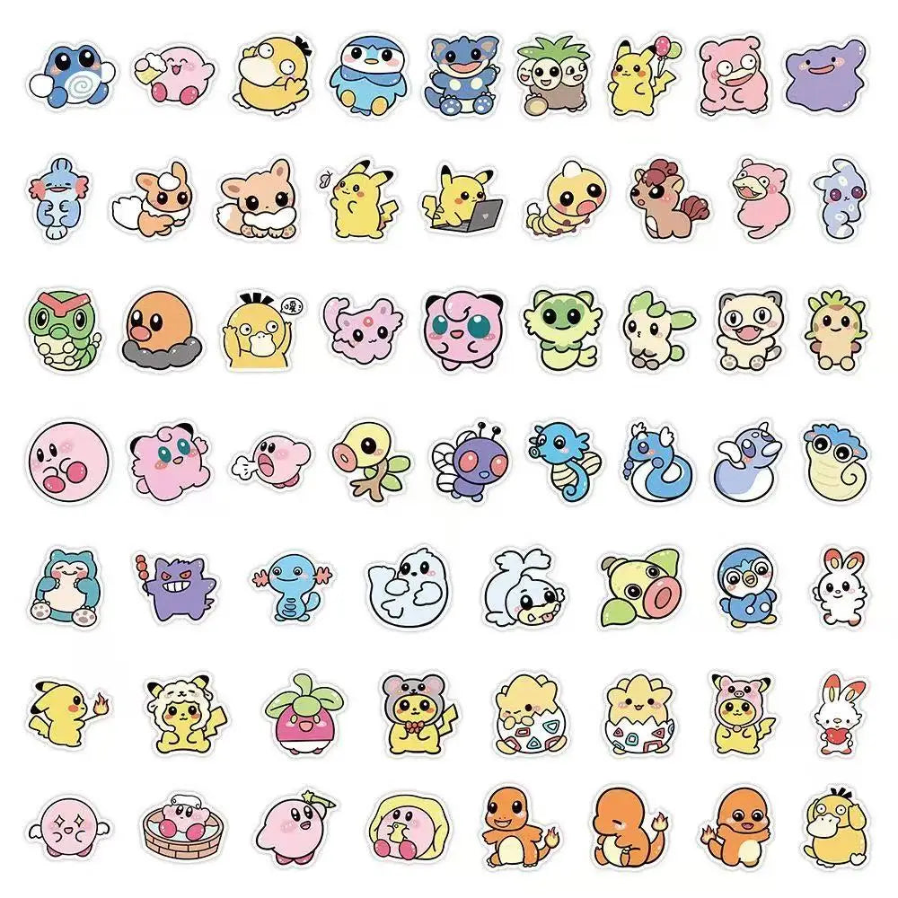 Pikachu Pokémon DIY Sticker Pack – Kawaii Decals