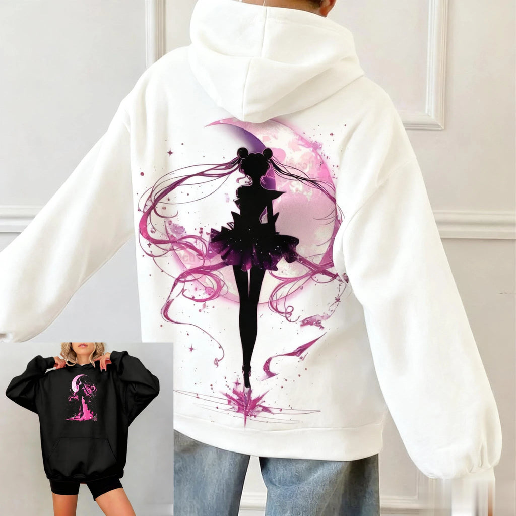 Sailor Moon Oversized Hoodie – Kawaii Anime Pullover