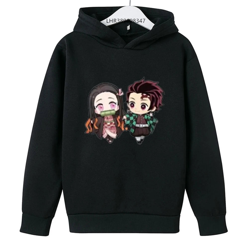 Demon Slayer Kids Hoodie – Anime Print Coat
