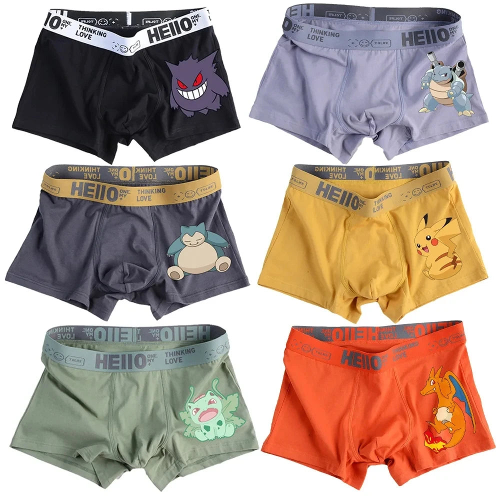Pokémon Boxer Briefs – Charizard, Pikachu & Gengar
