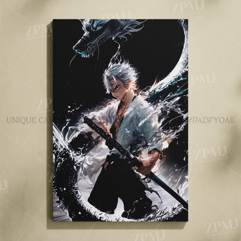 Demon Slayer Poster Art – Anime Canvas Wall Print
