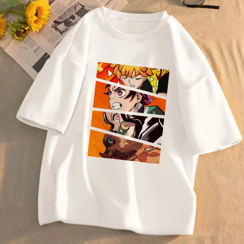 Demon Slayer Graphic T-Shirt – Unisex Anime Tee
