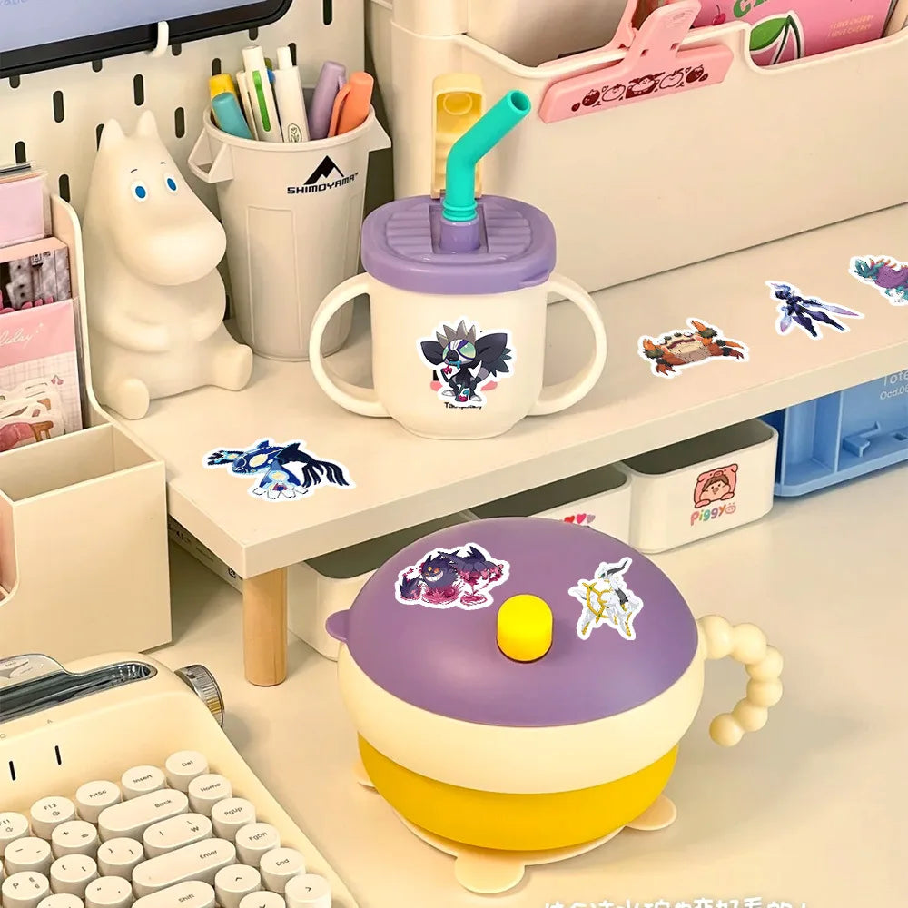 Kawaii Pokémon Sticker Pack – Waterproof Anime Decals