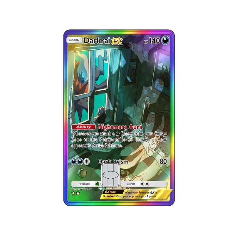 Mewtwo Pokémon Card Skin Sticker – Credit Card Decal